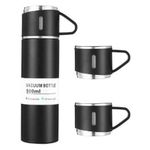 product_image_name-General-Thermos Isotherme en Acier Inoxydable 500 ml – Bouteille Vacuum Flask avec Couvercle et 3 Tasses, Boissons Chaudes & Froides-2