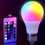 product_image_name-Generic-LED Lampe RGB E27 – Ampoule Couleur avec Télécommande-4