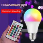 product_image_name-Generic-LED Lampe RGB E27 – Ampoule Couleur avec Télécommande-5