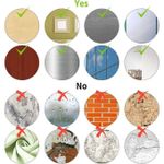 product_image_name-Generic-12 Pcs Crochet Adhésif Mural Transparent 5,5x5,5 cm – Support jusqu’à 5 kg sans percer-6