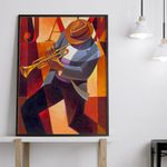 product_image_name-Generic-لوحة جدارية زخرفية متعددة الألوان - 70/2/50 سم على قماش الكانفاس-1