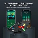 product_image_name-Generic-Casque Bluetooth V5.3 RGB Coloré Lumières Écouteur IPX6 Étanche Soutien Connexion 2 Téléphones Même Temps-2