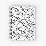 Dalmatian print Spiral Notebook Bloc note