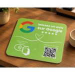 Generic Plaque NFC & code QR Avis Google (Français)