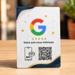 Generic Plaque NFC connectee Google Avis