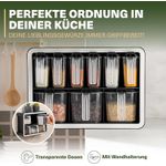 product_image_name-Generic-مجموعة عبوات توابل شفافة مع ملاعق مدمجة وأغطية محكمة الإغلاق وخالية من مادة بي بي إيه وحامل جداري عملي-3