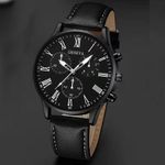 product_image_name-Generic-طقم ساعة رجالية فاخر 4 قطع – ساعة كوارتز مع سوار وقلادة وخاتم-5