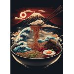 Ramen japanese food  Style 2 Poster Chambre Haute Qualité