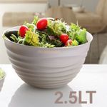 product_image_name-PLASTART-وعاء بلاستيك سولو عالي الجودة، 2500 مل - بني-1