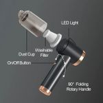 product_image_name-Generic- Aspirateur de voiture sans fil, ventouse puissante, pliable, anti-poussière, avec filtre et LED pour voiture/clavier-4