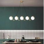 Generic Lustre lampe suspendu 5 ampoules E27 - image 3