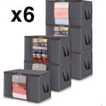 6 Sac de rangement stockage de vêtements-de literie grande capacité-