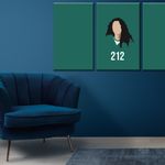 product_image_name-Generic-Tableau series Squid Game Netflix - Tableau Mural - decoration-2