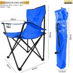 product_image_name-Generic-Chaise Pliante de Plage de Camping avec Porte Boisson-4