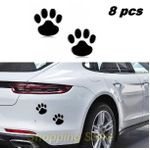 product_image_name-Generic-ملصقات ، 8 قطع ملصق سيارة مع طبعات القدم ، ملصقات البصمة-1