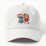 Stitch de Noël casquette blanc unique