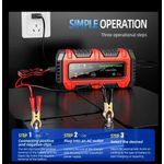 product_image_name-Generic-شاحن بطارية ذكي 12 فولت 2 أمبير - أوتوماتيكي ثلاثي المراحل للدراجات النارية، السيارات والمركبات المختلفة-1