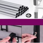 product_image_name-Generic-تخزين أحذية رمادي أنيق - سعة كبيرة قابلة للتعديل-2