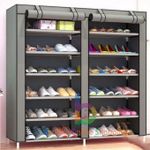 product_image_name-Generic-تخزين أحذية رمادي أنيق - سعة كبيرة قابلة للتعديل-7