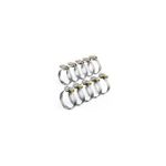 10Pcs Pinces de tuyau en acier inoxydable véritable, collier de serrage pour tuyau 32-50mm, 25-40mm, (2*5Pcs)