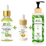 LY BIO PACK HUILE ALOE VERA 50ml - PIPETTE + HUILE ESSENTIEL ORANGE 10ML + SHAMPOOING ALOE VERA 200ML