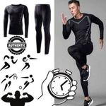 product_image_name-Generic-Survêtement de sport pour hommes, combinaisons de course, Tenu + collant-1