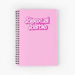 Bi Barbie Logo Barbie The Movie Style Spiral Notebook - Bloc note