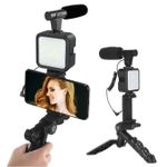 product_image_name-Generic-Kit Vlogging Smartphone avec poignée, Microphone stéréo, lumière LED - Youtube, TikTok-1