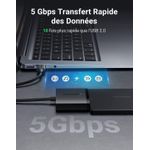 product_image_name-Ugreen-Adaptateur USB 3.0 vers SATA Super Speed 5Gbps pour 2,5 et 3,5 Pouces HDD SSD Drives, Supporte UASP-2