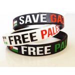 Pack 3 pièces Bracelets Free Palestine Free Gaza en Silicone Unisex