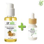 LY BIO PACK HUILE FENUGREC 50ML - POMPE + HUILE ESSENTIEL EUCALYPTUS 10ML