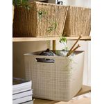 product_image_name-Generic-Panier de Rangement 20L en Polypropylène Recyclé Blanc Cassé 36x28x23cm Organisation Maison Durable-1
