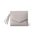 product_image_name-Generic-Portefeuille Femme gris en Faux Cuir ,Forme enveloppe chic avec rabat-1