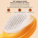 product_image_name-Generic-Brosse de Toilettage pour Animaux - Conception Hamburger, Nettoyage Facile-2