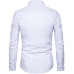 product_image_name-Generic-CHEMISE À MANCHES LONGUES HOMME - BLANC-2