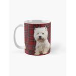 product_image_name-Generic-West Highland White Terrier sur un plaid écossais Mug classique-2