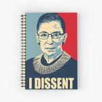 I DISSENT - Notorious RBG --   Spiral Notebook Bloc note