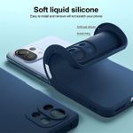 product_image_name-Case-Coque Silicone Liquide xiaomi mi 11 lite, Protection Individuelle pour Chaque Objectif Épaissie Silicone Premium bleu marine-2