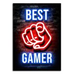 gaming poster Affiche en toile pour salle de jeux vidéo, action, XBOX, playstation, nintendo A4