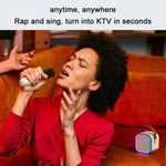 product_image_name-Generic-Mini haut-parleur sans fil Bluetooth K12, microphone audio, chant KTV, karaoké,RBG , haut-parleur et micro-2