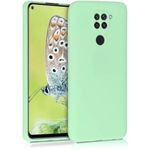 Case Coque Silicone liquid pour xiaomi redmi Note 9 vert