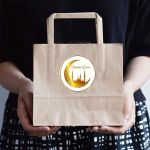 product_image_name-Generic-24pcs/48pcs Stickers Ramadan  Croissant rond doré décoratif, et étoiles avec texte Ramadan Kareem pour les festivals islamiques et la décoration intérieure, papier brillant, usage unique-3