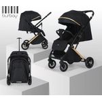 burbay عربة أطفال مزدوجة الاتجاه قابلة للطي بشكل حقيبة – من الولادة حتى 4 سنوات