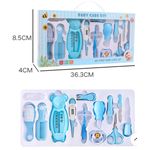 product_image_name-Baby Care-Kit de brosse de toilettage pour nouveau-né, ensemble de 13 pièces pour bébé-2