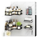 product_image_name-Generic-**Lot de 5 Étagères d'Angle – Grande Capacité, Idéales pour la Cuisine – Acier Inoxydable Antirouille**-1