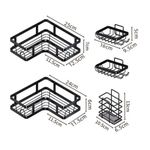 product_image_name-Generic-**Lot de 5 Étagères d'Angle – Grande Capacité, Idéales pour la Cuisine – Acier Inoxydable Antirouille**-4