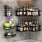 product_image_name-Generic-**Lot de 5 Étagères d'Angle – Grande Capacité, Idéales pour la Cuisine – Acier Inoxydable Antirouille**-5