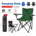 product_image_name-Generic-Chaise de camping pliante portable - avec porte-gobelet, tissu Oxford ZM103-2