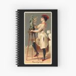 Sculptor - Remastered Vintage Artwork from 1887 Spiral Notebook Bloc note