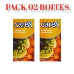 Carex PACK 24 Préservatifs DIFFÉRENTS ARÔMES (2 Boites de 12)